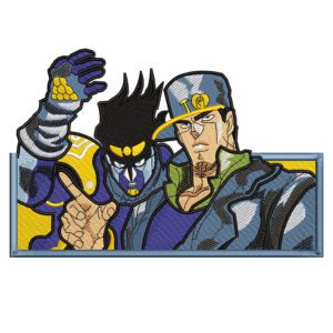 Jotaro Kujo Embroidery Design - JoJo's Bizarre Adventure Anime Embroidery Design