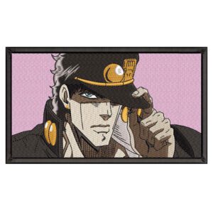 Jotaro Kujo Embroidery Design - JoJo's Bizarre Adventure Anime Embroidery Design