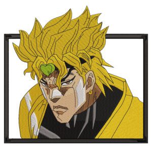 Dio Brando Embroidery Design - JoJo's Bizarre Adventure Anime Embroidery Design