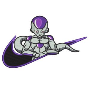 Frieza Swoosh Embroidery Design - Dragon Ball Nike Anime Embroidery Design