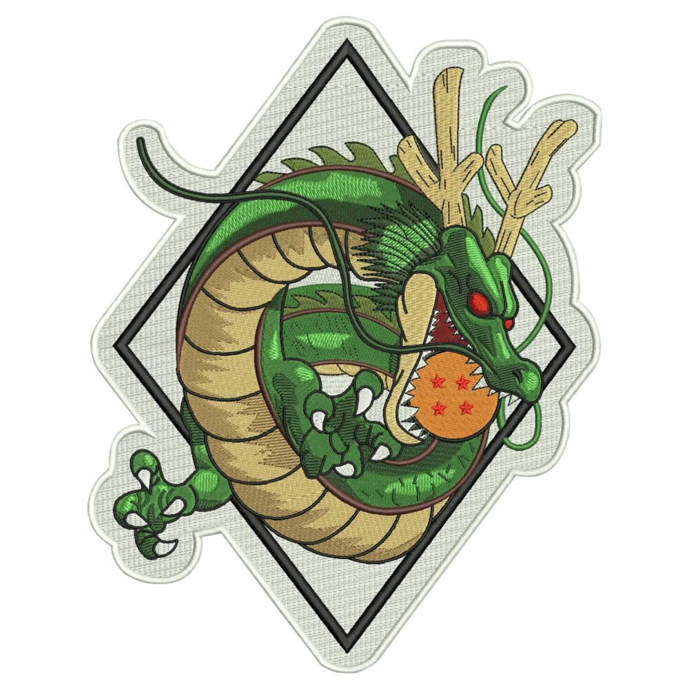 Dragon Ball Anime Embroidery Design