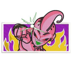 Majin Buu Attack Embroidery Design - Dragon Ball Anime Embroidery Design