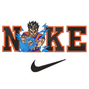 Gohan Nike Embroidery Design - Dragon Ball Nike Anime Embroidery Design