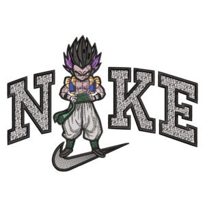 Vegeta Nike Embroidery Design - Dragon Ball Nike Anime Embroidery Design