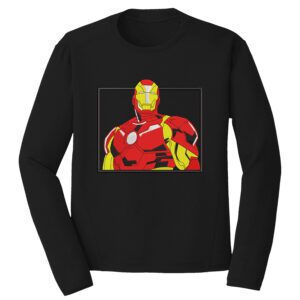 Iron Man Superhero Embroidery Design