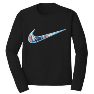 Stitch Swoosh Embroidery Design