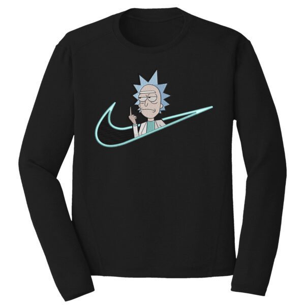 Rick Swoosh Embroidery Design - Rick & Morty