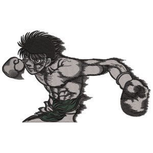 Ippo Makunouchi Embroidery Design - Hajime no Ippo Anime Embroidery Design