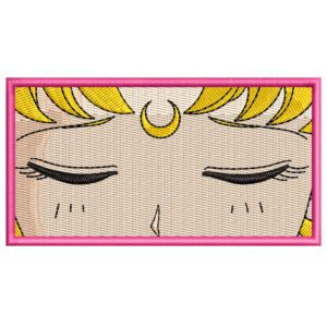 Sailor Moon Eyes Embroidery Design - Sailor Moon Anime Embroidery Design