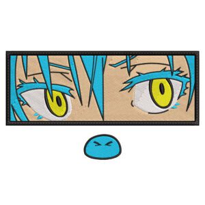 Rimuru Eyes Embroidery Design - That Time I Got Reincarnated as a Slime Anime Embroidery Design