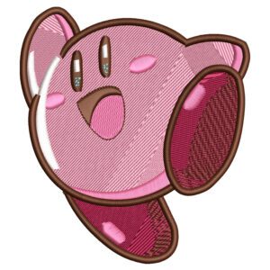 Kirby Embroidery Design - Kirby Game Embroidery Design