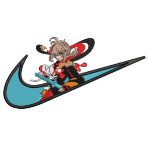 Kazuha Swoosh Embroidery Design - Genshin Impact Nike Embroidery Design