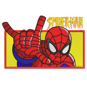 Spiderman Embroidery Design - Spiderman Superhero Embroidery Design