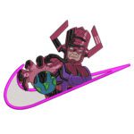 Galactus Swoosh Embroidery Design - Galactus Nike Supervillian Embroidery Design