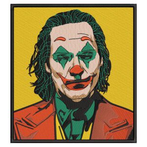 Joker Embroidery Design - Joker Supervillian Embroidery Design