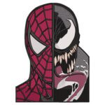 Spiderman x Venom Embroidery Design - Spiderman Superhero Embroidery Design