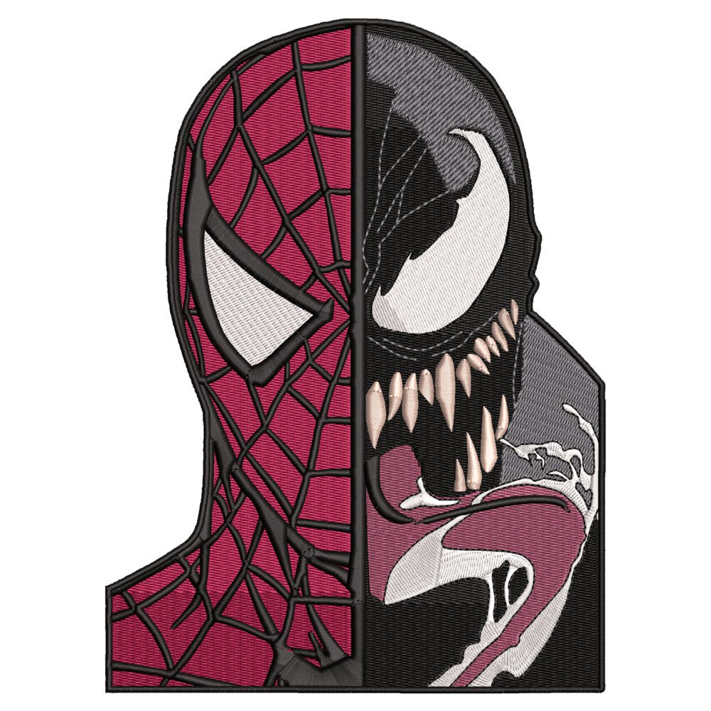 Spiderman Superhero Embroidery Design