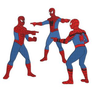 3 Spiderman Embroidery Design - Spiderman Superhero Embroidery Design