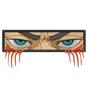 Eren Eyes Embroidery Design - Attack on Titan Anime Embroidery Design