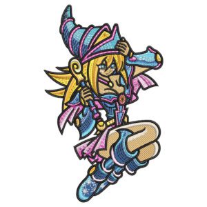 Dark Lady Mage Embroidery Design - Yu-Gi-Oh! Anime Embroidery Design