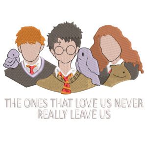 Harry Potter Trio Embroidery Design - Harry Potter