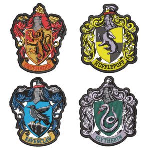 Hogwarts Houses Logo Bundle Embroidery Design - Harry Potter