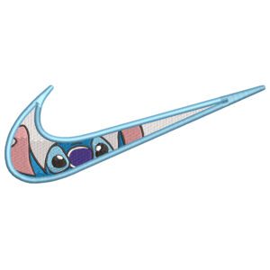 Stitch Swoosh Embroidery Design - Lilo & Stitch