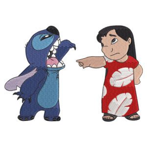 Lilo & Stitch Embroidery Design - Lilo & Stitch