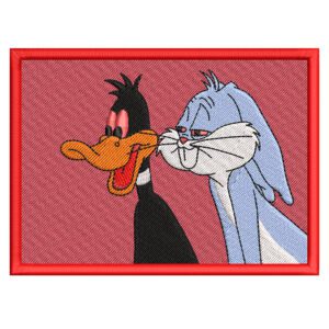 Daffy & Bugs Embroidery Design - Looney Tunes