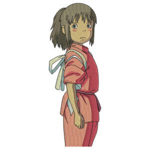 Chihiro Embroidery Design - Spirited Away Anime Embroidery Design