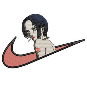 Nana Osaki Swoosh Embroidery Design - Nana Nike Anime Embroidery Design