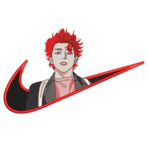 Vinny Hong Swoosh Embroidery Design - Windbreaker Nike Anime Embroidery Design