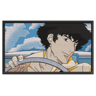 Spike Spiegel Embroidery Design - Cowboy Bebop Anime Embroidery Design