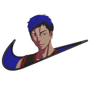 Daiki Swoosh Embroidery Design - Kuroko's Basketball Nike Anime Embroidery Design