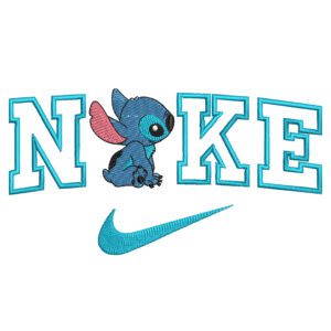 Stitch Nike Embroidery Design - Lilo & Stitch