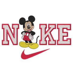 Mickey Nike Embroidery Design - Mickey Mouse