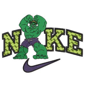 Hulk Nike Embroidery Design - Spiderman Superhero Embroidery Design