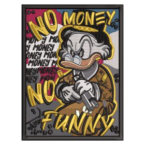 Money Duck Embroidery Design - Mickey Mouse