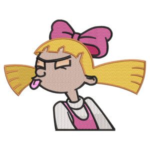 Helga Embroidery Design - Hey Arnold