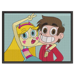 Star & Marco Embroidery Design - Star vs. the Forces of Evil