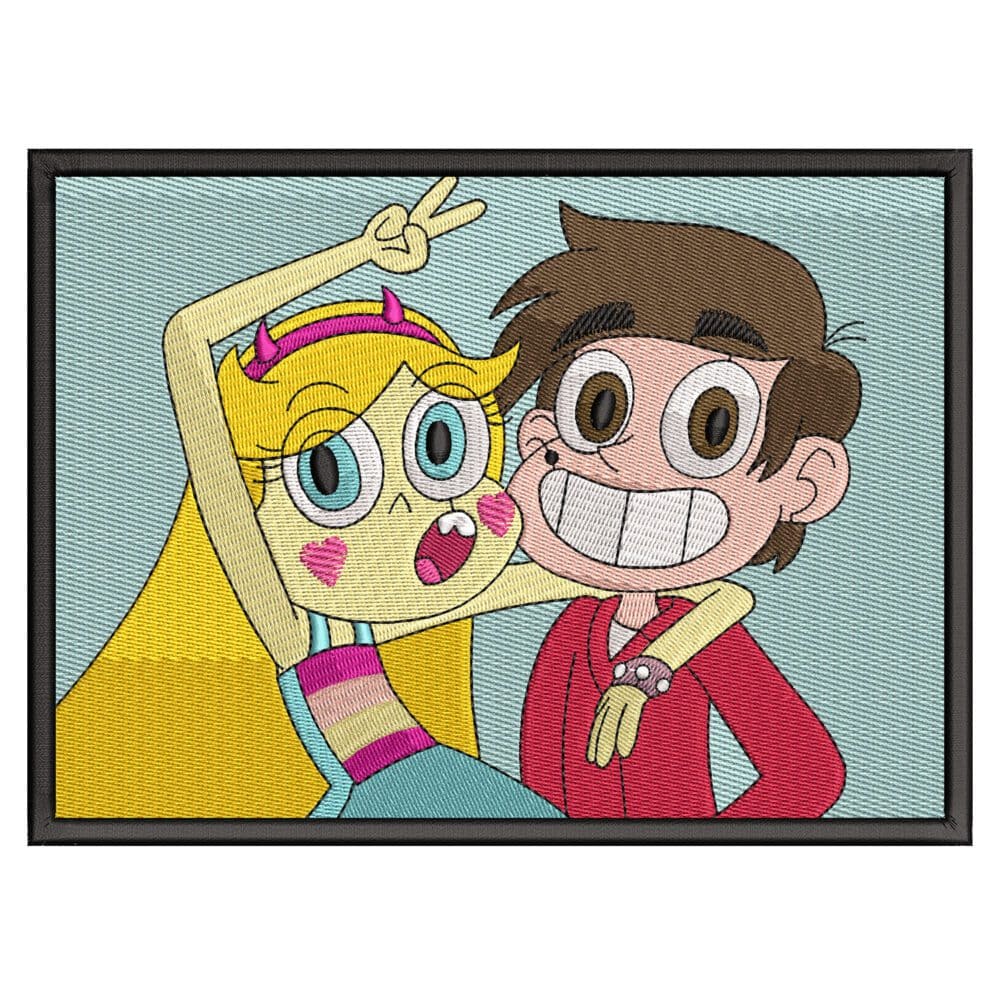 Star & Marco Embroidery Design