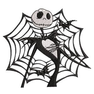 Jack Skellington Embroidery Design - The Nightmare Before Christmas