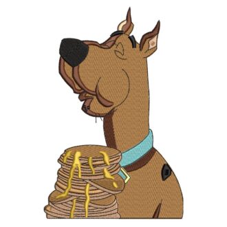 Scooby Pancakes Embroidery Design - Scooby Doo