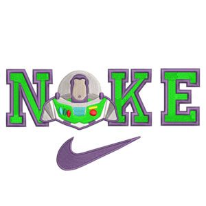 Buzz Lightyear Nike Embroidery Design - Toy Story