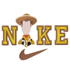 Woody Nike Embroidery Design - Toy Story