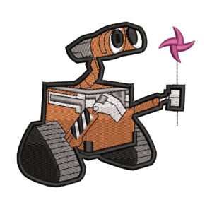 Wall-E Embroidery Design - Wall E