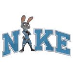 Judy Hopps Nike Embroidery Design - Zootopia