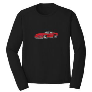 Corvette C4 Embroidery Design