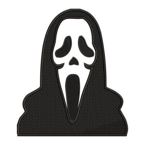 Ghostface Embroidery Design - Scream