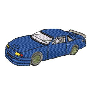 Nissan Silvia S15 Embroidery Design - Car Embroidery Design